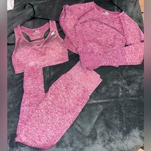Athleticwear Three Piece Set - Maroon - Small